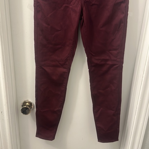 Rock & Republic women’s leggings pant color burgundy size 4 - Picture 3 of 12
